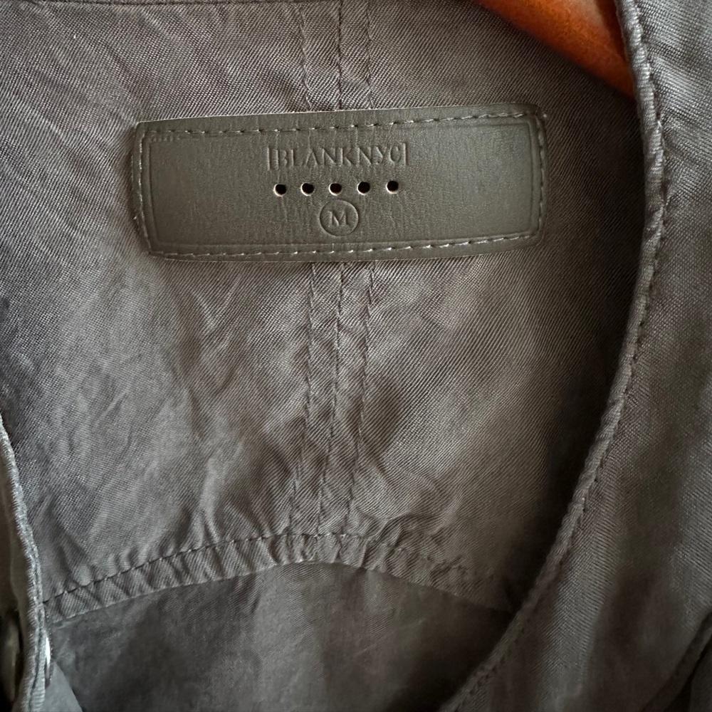 BlankNYC Gray Faux Suede Zipper Jacket Size M - Picture 3 of 4